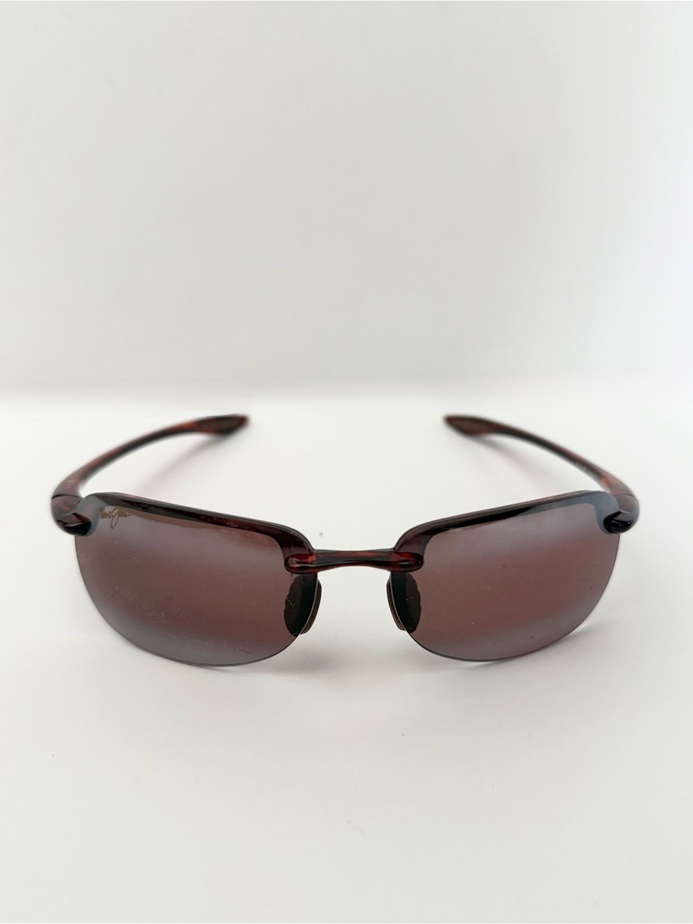 Maui Jim Sport MJ-408-10 Sandy Beach Sunglasses Tortoise Brown Frames